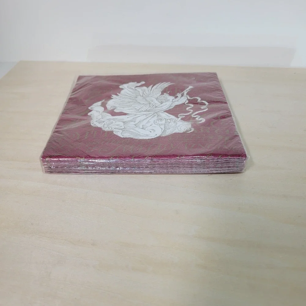 DesignWare Christmas Luncheon Napkins, Angel, Musical Notes,‎ 16 Count
